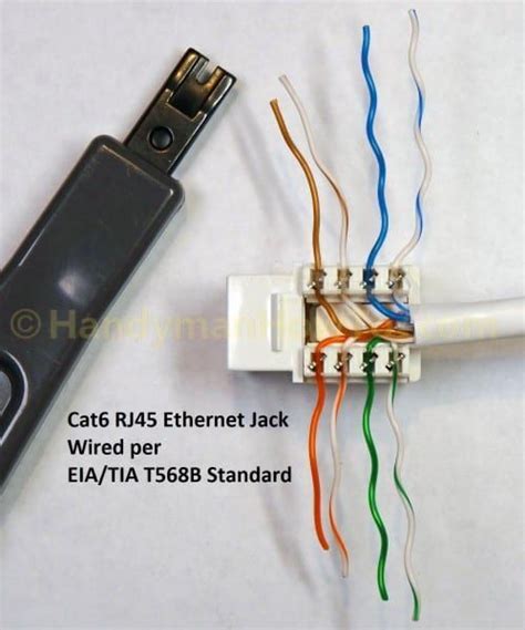 cate rj wall socket wiring diagram