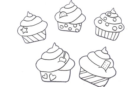 printable cupcake coloring calendar party food cupcakes