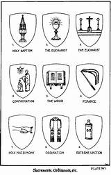 Sacraments Coloring Catholic Seven Symbols Sacrament Pages Clipart Church Clip Kids Symbol Activities 4real Children Religious Holy Color Teaching Initiation sketch template