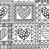 Coloring Pages Quilt Print Getcolorings Color Printable sketch template