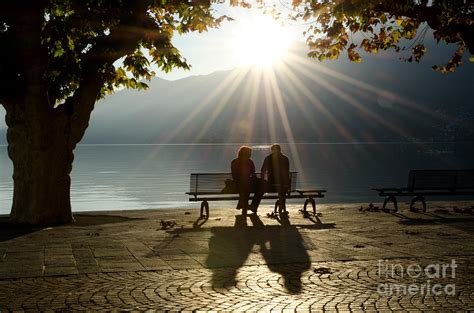 couple   bench photograph  mats silvan fine art america