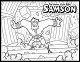 Samson Heroes Printable Jesus Kids Heros Delilah Sellfy sketch template