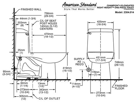american standard champion  toilet model