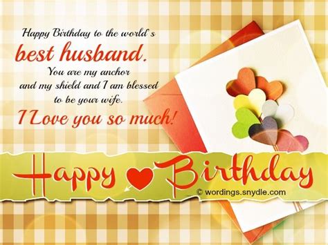Birthday Wishes For Husband Husband Birthday Messages And
