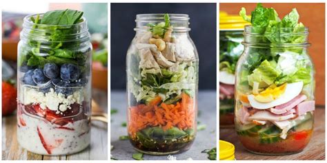 13 Easy Mason Jar Salad Recipes Delicious Portable Salads