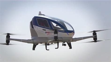 flying drone taxis     dubai