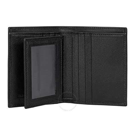ferragamo vertical bifold leather wallet black jomashop