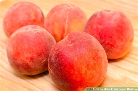 fresh peach chutney  steps  pictures