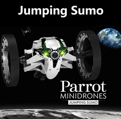 original parrot minidrones jumping sumo car controlled  iphone ipad  camera