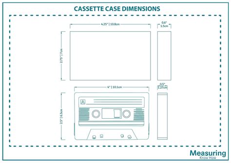 cassette case dimensions drawings included