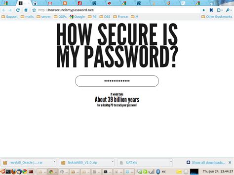 explorer how secured is my password