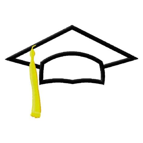 graduation cap template clipart