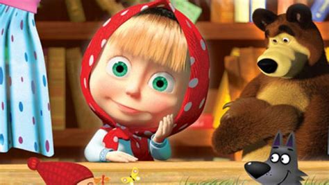 Masha And The Bear Super Cute Russian Cartoon Fun