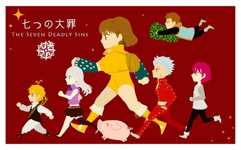 รูปของ Nanatsu No Taizai • Семь смертных грехов • 7 Minimalist Anime
