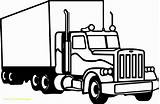 Truck Semi Coloring Cool Drawings Peterbilt Trailer Pages Drawing Sheets Line Clipartmag Draw Printable Template Paintingvalley sketch template