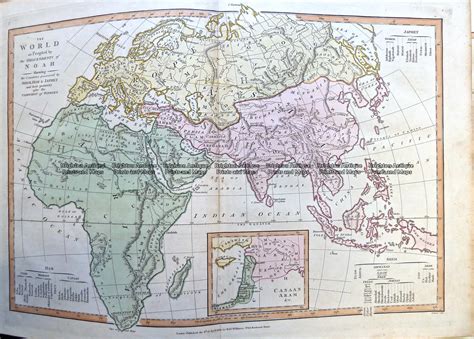 antique map   world  ancient times  wilkinson  brighton antique prints  maps