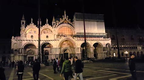 St Mark S Square At Night With Live Music Piazza San