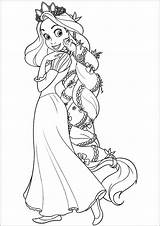 Rapunzel Imprimir Ausmalbilder Prinzessin Enredados Tangled Gratistodo sketch template