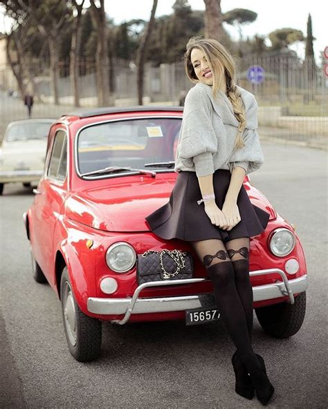 classic cars and girls woman beautiful 8 mobmasker