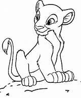 King Simba sketch template