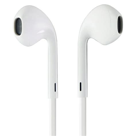 apple wired earpods mm  remote  mic  iphone white mnhfama refurbished