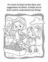 Coloring Proverbs Book Activity Pages Color Generosity Children Books Printable sketch template