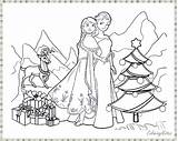 Christmas Elsa Sheets sketch template