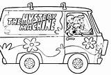 Coloring Mystery Pages Machines Simple Machine Color Doo Scooby Printable Getcolorings sketch template