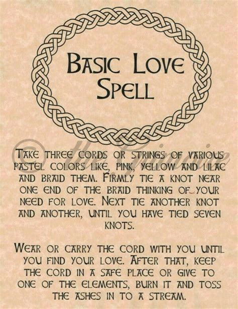 Basic Love Spell Witchcraft Love Spells Love Spells Book Of Shadows