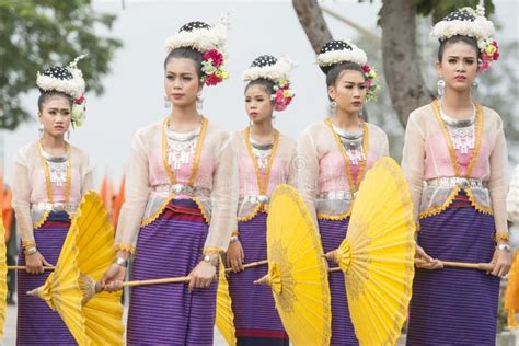 Thailand Buriram Satuek Tradition Thai Dance Editorial Photography