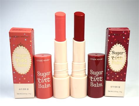 etude house sugar tint balm review swatches  beauty junkee