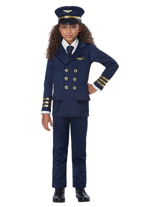 navy airline pilot costume  kids