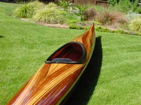 Custom Cedar Strip Kayak « Kayak Trader Cedar Strip Kayak Cedar
