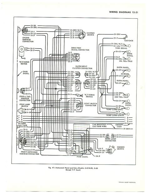 chevy truck wiring   wiring diagram schematic
