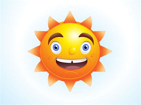 sun character vector art graphics freevectorcom