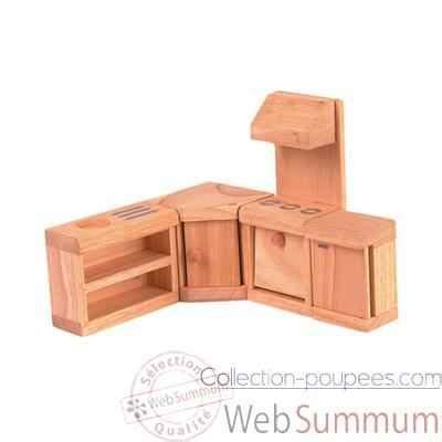 meuble cuisine en bois plan toys  maison de poupee en bois meubles maison de poupee