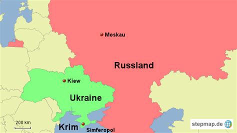stepmap geographische lage landkarte fuer ukraine