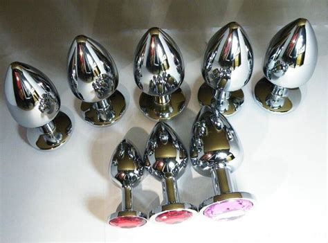 Large Size Stainless Steel Attractive Butt Plug Rosebud Anal Plugs