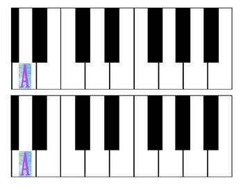 printable piano keyboard  dynamic discoveries  resources