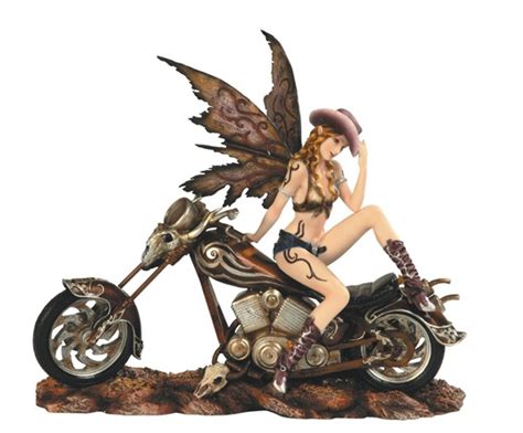 cowgirl fairy on motorcycle gsc imports