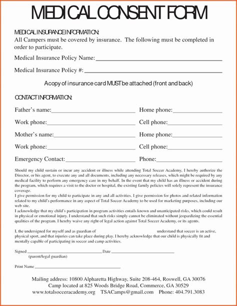 sample medical permission letter  caregiver
