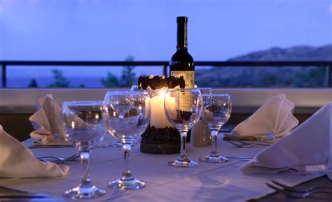Bar And Restaurant Sunrise Resort Hotel Molivos Lesvos Greece