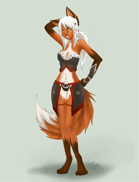 fox girl  luigigurl  deviantart