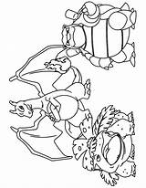 Blastoise Coloring Mega Ex Getdrawings Drawing sketch template