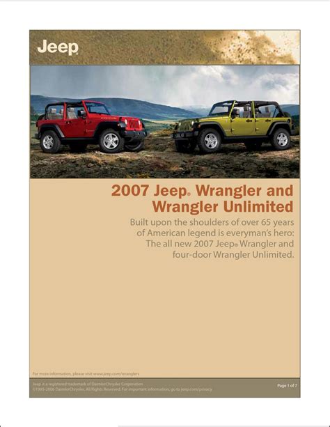 jeep wrangler overview manual   manualslib