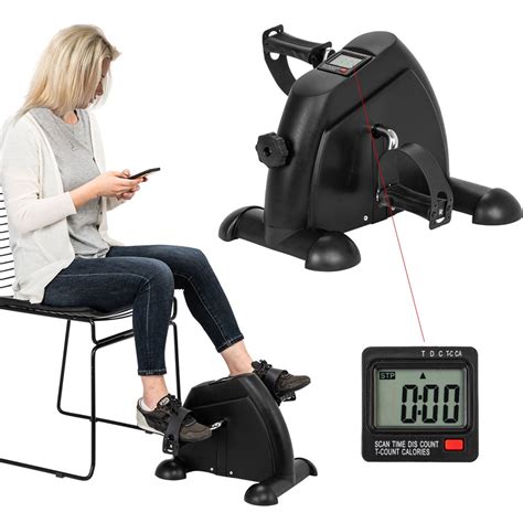 pedal exerciser stationary exercise leg peddler portable mini cycle
