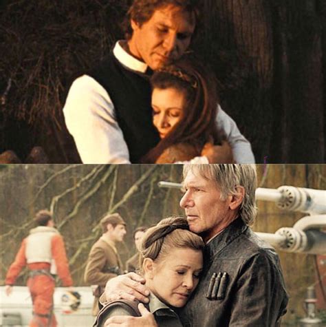 Han And Leia This Breaks My Heart But The Force Awakens Was Soooo