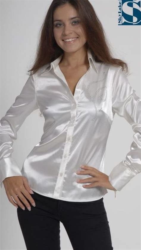 Sexy Satin Blouse For Sale Off 60