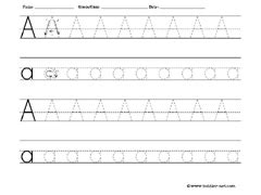 preschool worksheet printables tracing letters