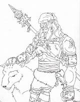 Orc Warcraft Designlooter sketch template